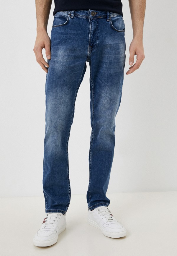 мужские прямые джинсы al franco, синие