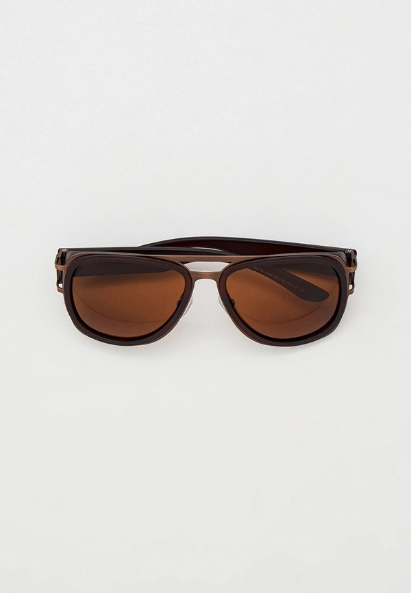 мужские авиаторы солнцезащитные очки matrix, коричневые