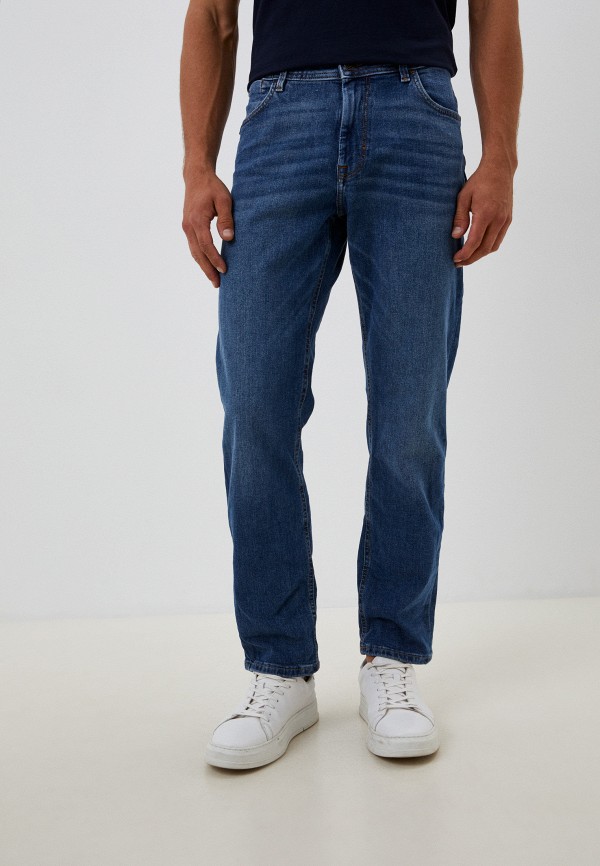 мужские зауженные джинсы tom tailor, синие