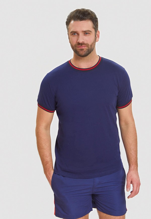 мужская футболка с коротким рукавом kanzler, синяя