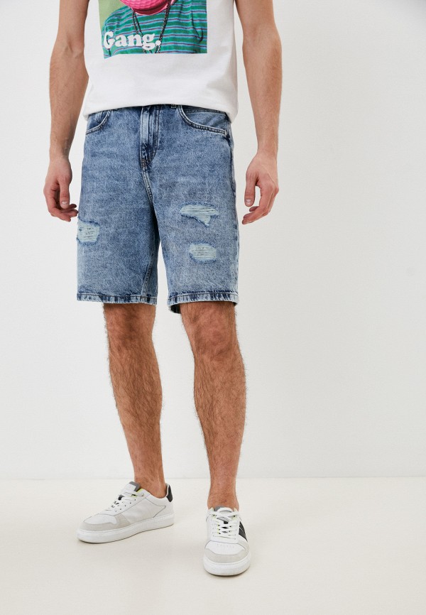 мужские джинсовые шорты o’stin, голубые