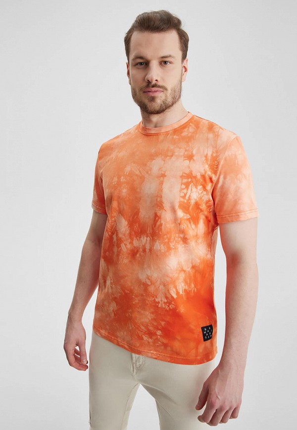 мужская футболка с коротким рукавом barmariska, оранжевая