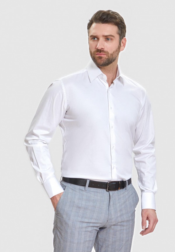 мужская рубашка с длинным рукавом kanzler, белая
