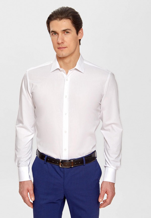 мужская рубашка с длинным рукавом kanzler, белая