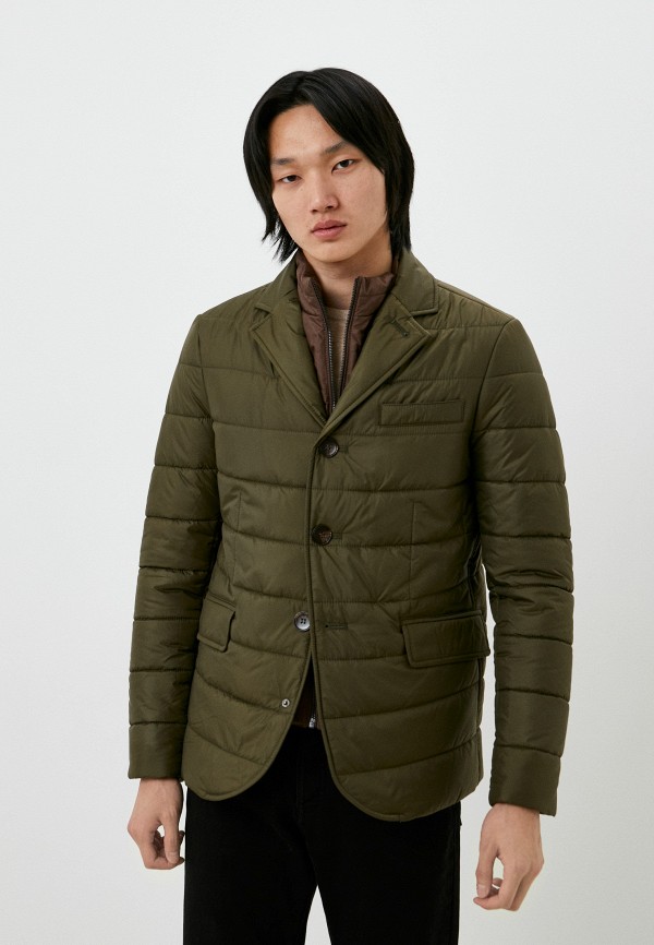 мужская утепленные куртка bazioni, зеленая