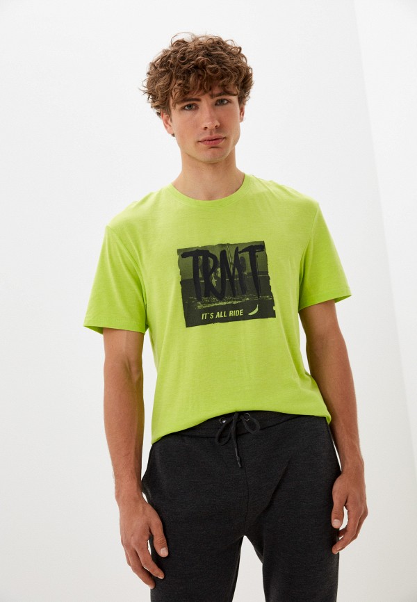 мужская футболка с коротким рукавом termit, зеленая