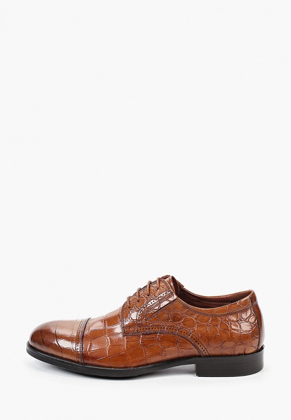 мужские туфли-дерби brooman, коричневые