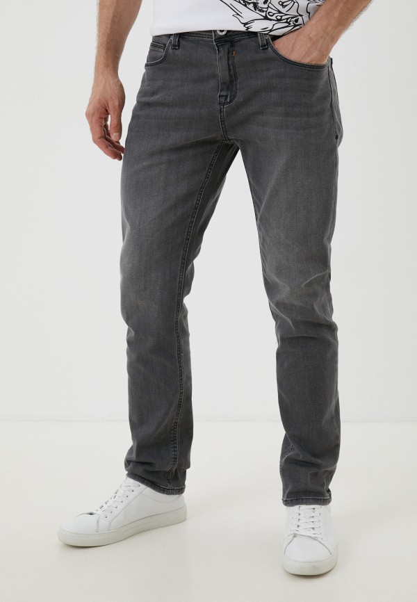 мужские зауженные джинсы colin’s, серые