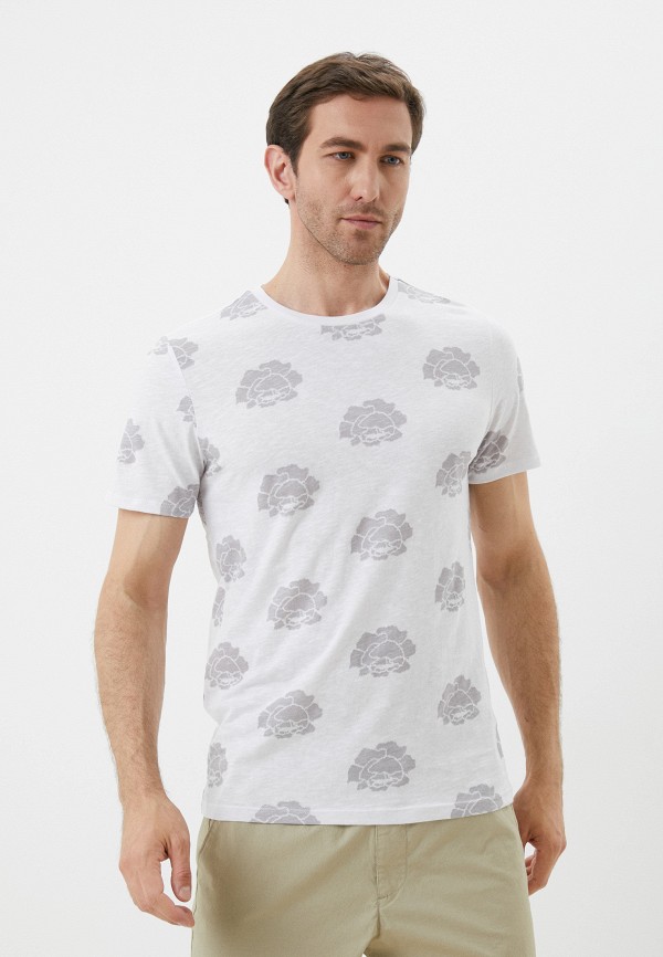 мужская футболка с коротким рукавом colin’s, белая