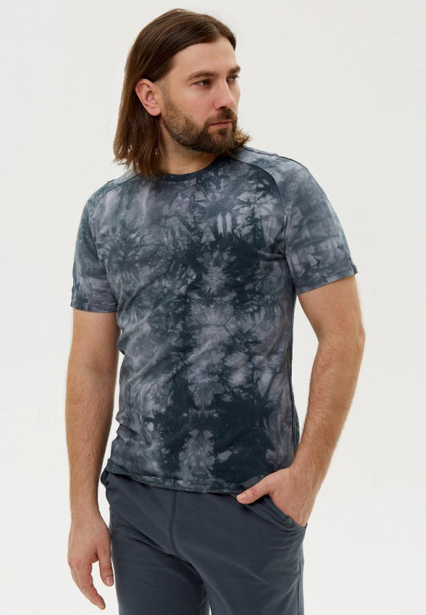 мужская футболка с коротким рукавом yogadress, серая
