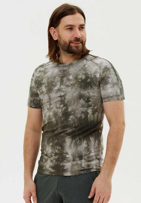 мужская футболка с коротким рукавом yogadress, хаки