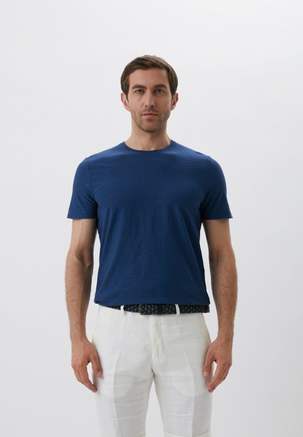 мужская футболка с коротким рукавом falconeri, синяя