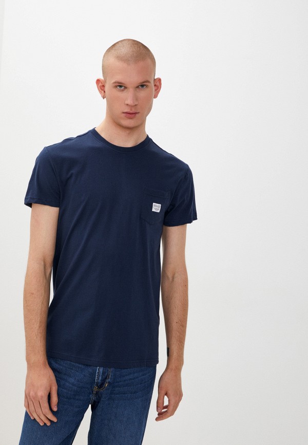 мужская футболка с коротким рукавом deeluxe, синяя