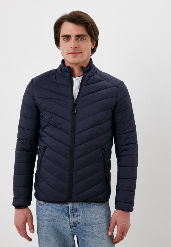 мужская утепленные куртка colin’s, синяя