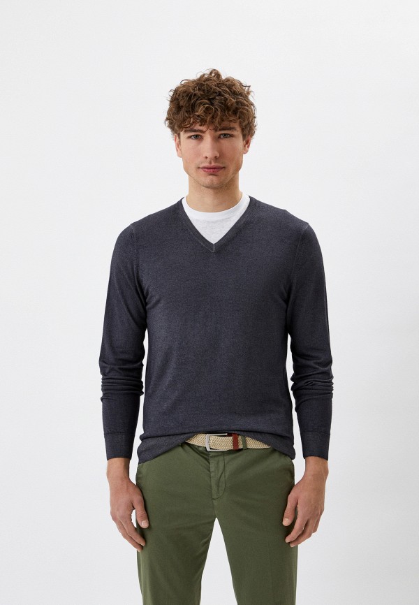 мужской пуловер falconeri, серый