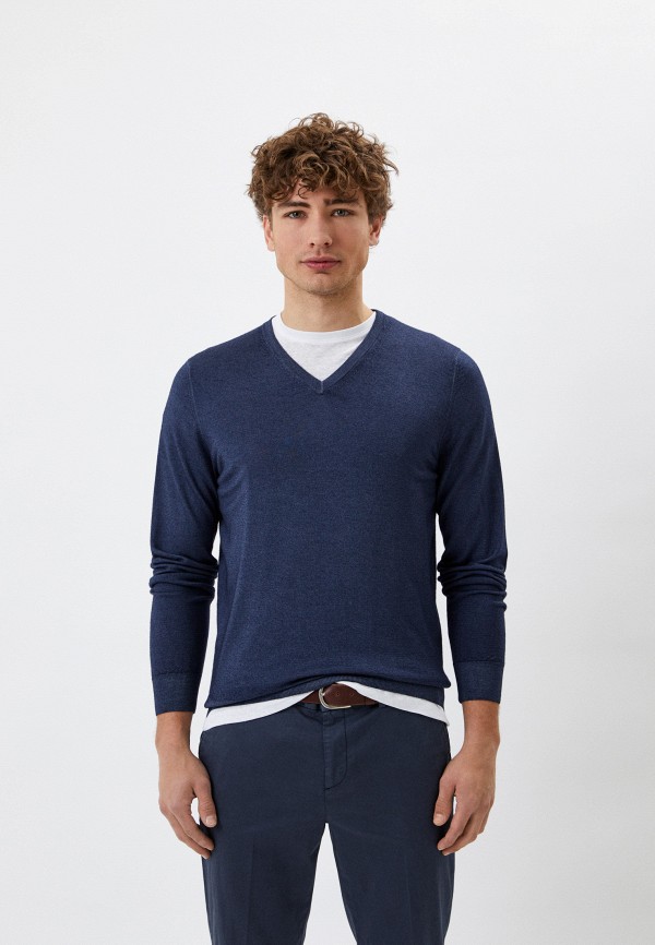 мужской пуловер falconeri, синий