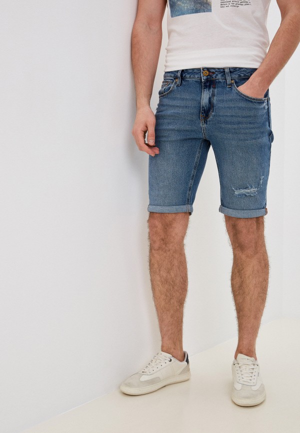 мужские джинсовые шорты colin’s, синие