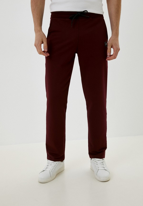 мужские спортивные брюки d.s, бордовые
