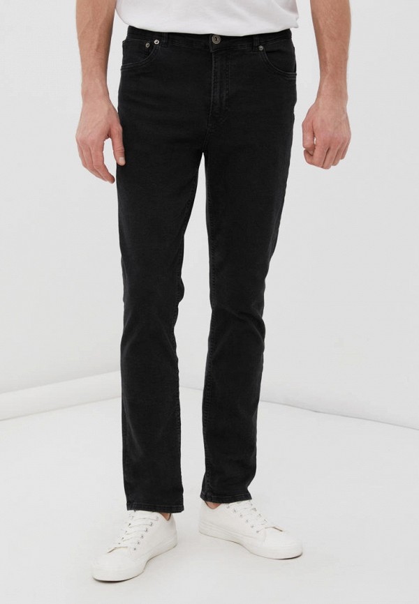 мужские прямые джинсы finn flare, черные