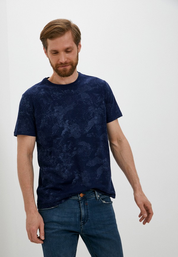 мужская футболка с коротким рукавом colin’s, синяя