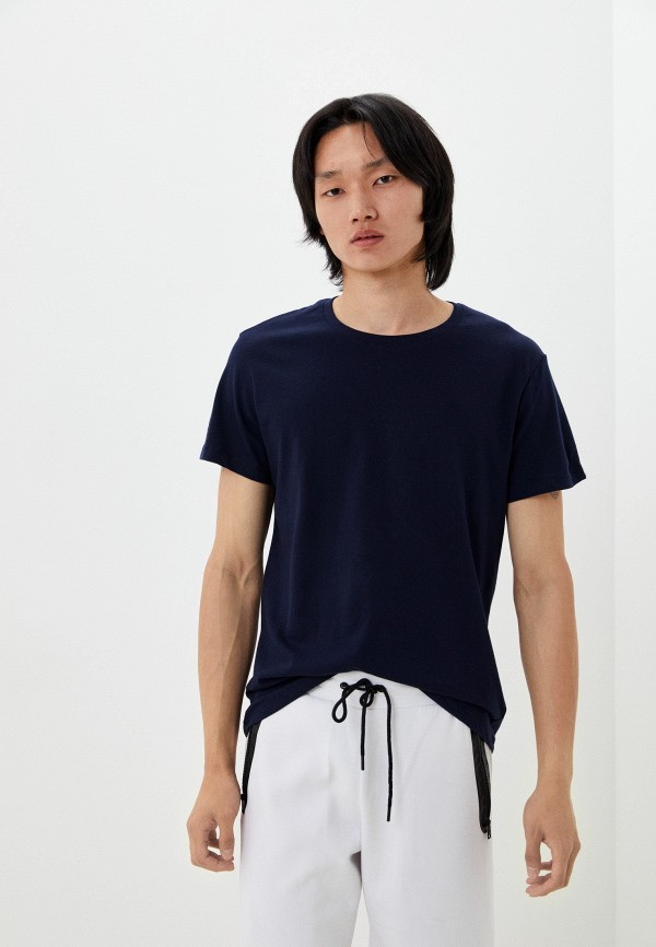 мужская футболка с коротким рукавом mark formelle, синяя