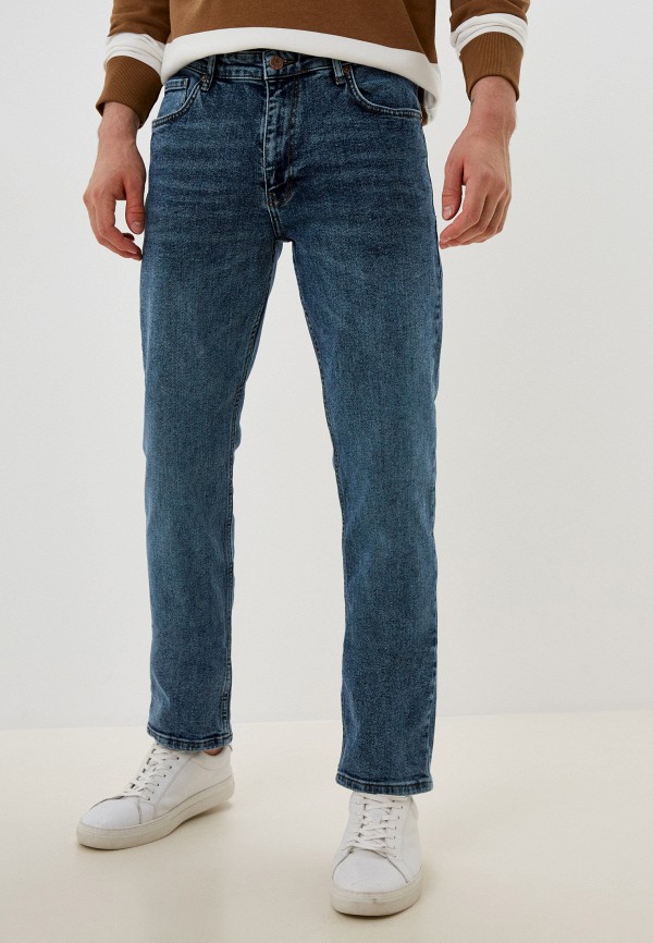 мужские зауженные джинсы jst, синие