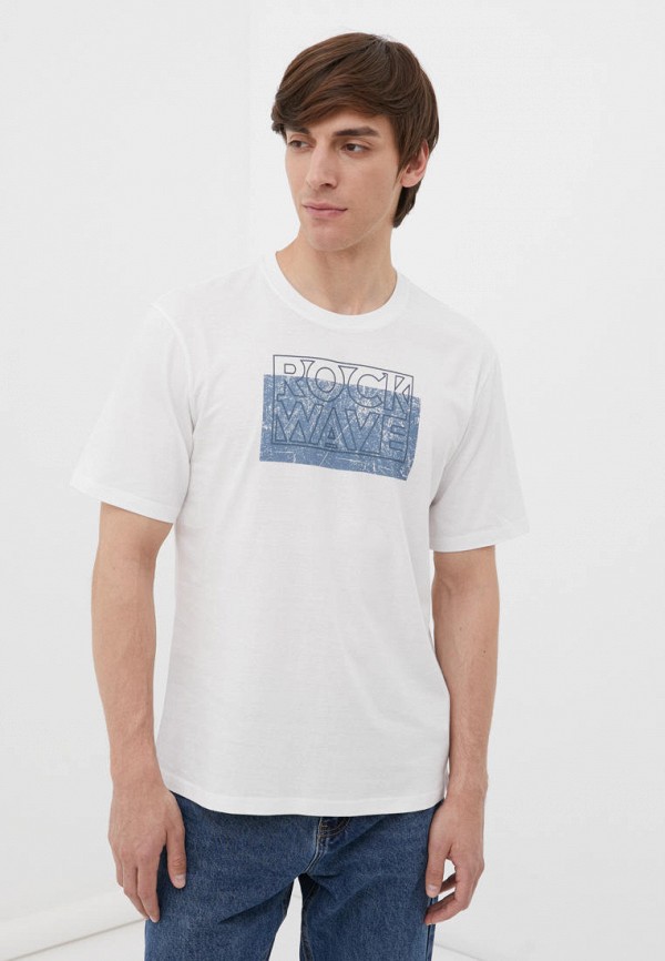 мужская футболка с коротким рукавом finn flare, белая