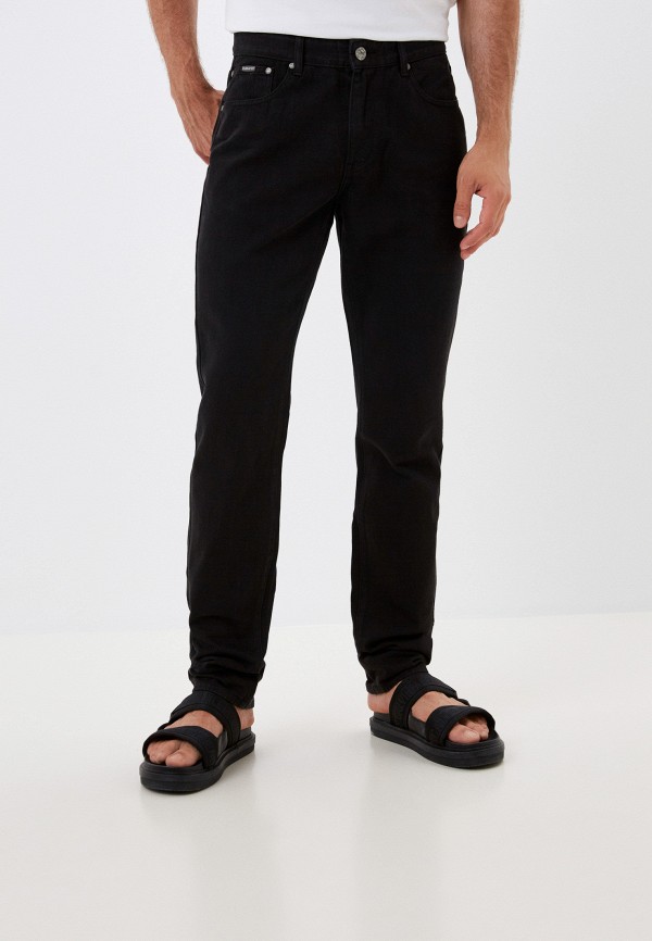 мужские прямые джинсы великоросс, черные