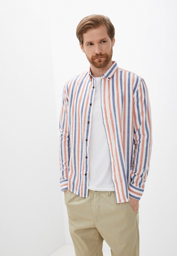 мужская рубашка с длинным рукавом colin’s, разноцветная