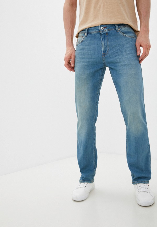 мужские прямые джинсы colin’s, голубые