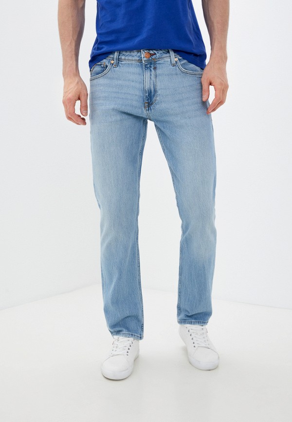 мужские прямые джинсы colin’s, голубые