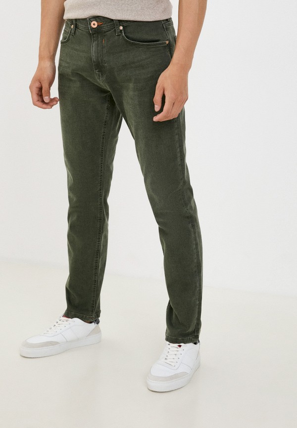 мужские прямые джинсы colin’s, зеленые