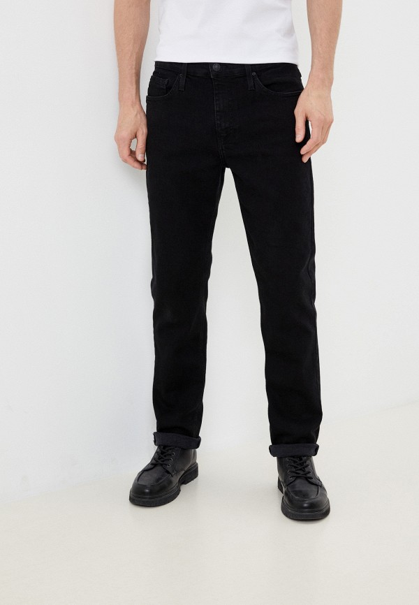 мужские зауженные джинсы gloria jeans, черные