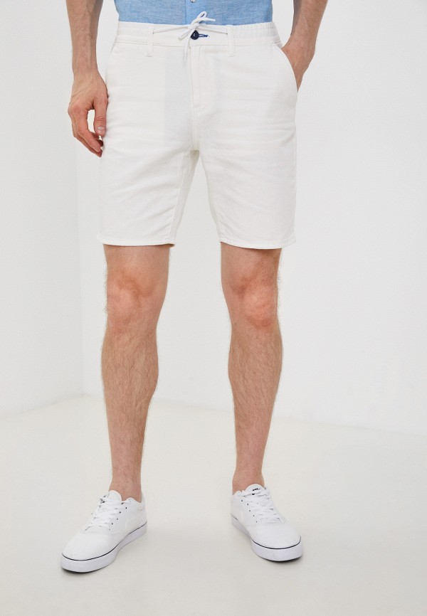 мужские джинсовые шорты colin’s, белые