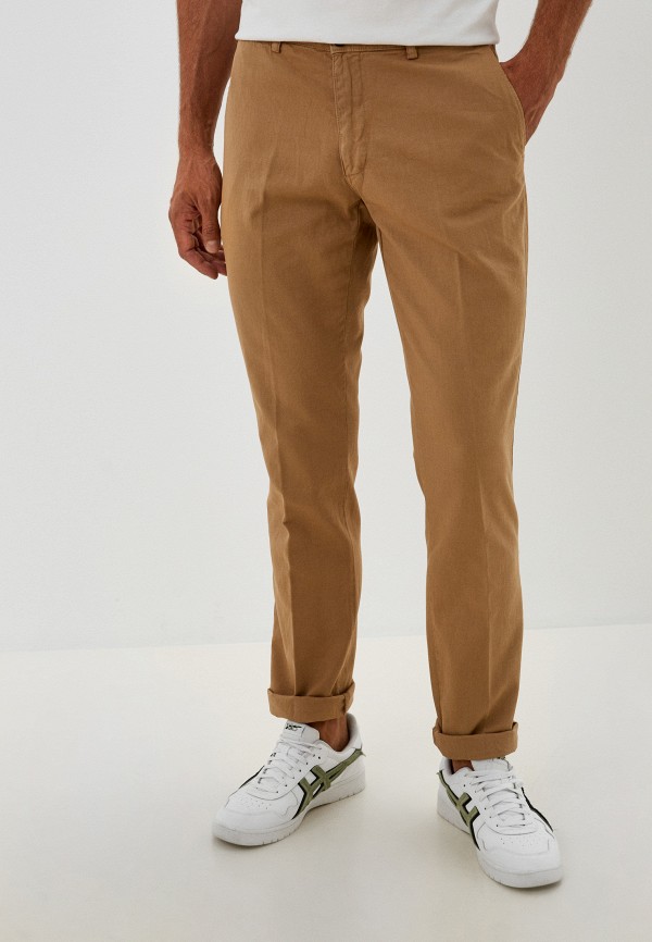 мужские брюки чинос caramelo, коричневые