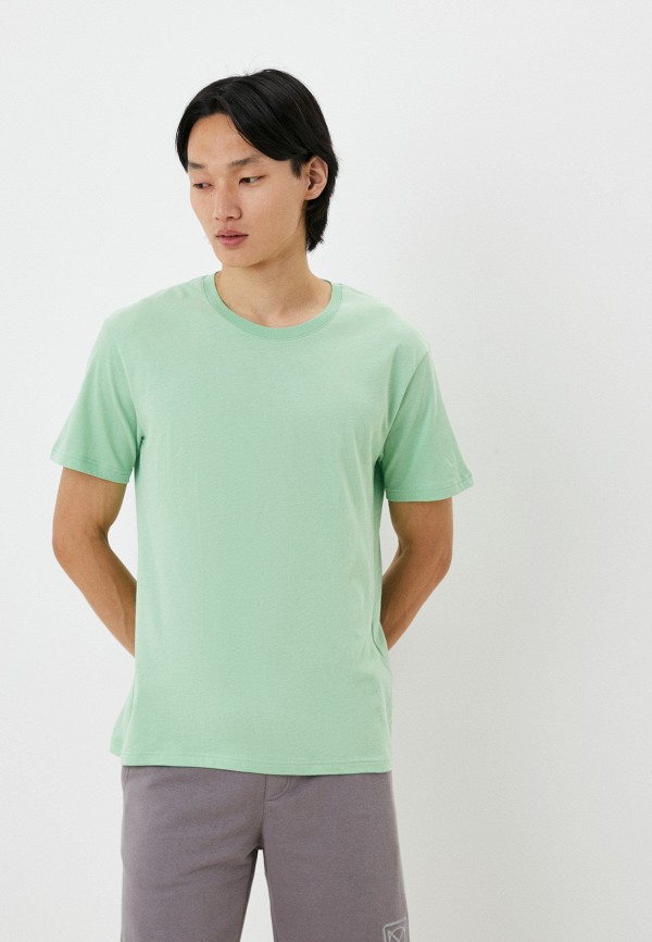 мужская футболка с коротким рукавом oxouno, зеленая