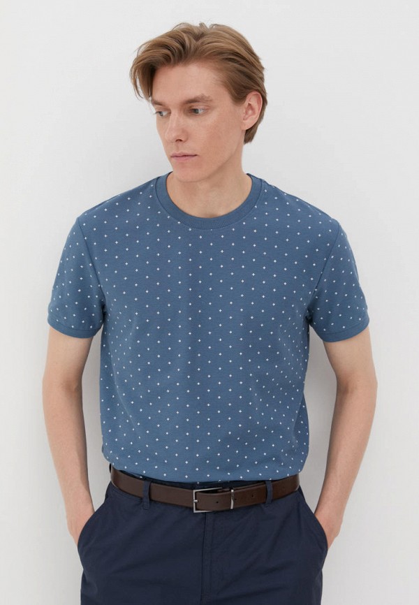мужская футболка с коротким рукавом finn flare, синяя
