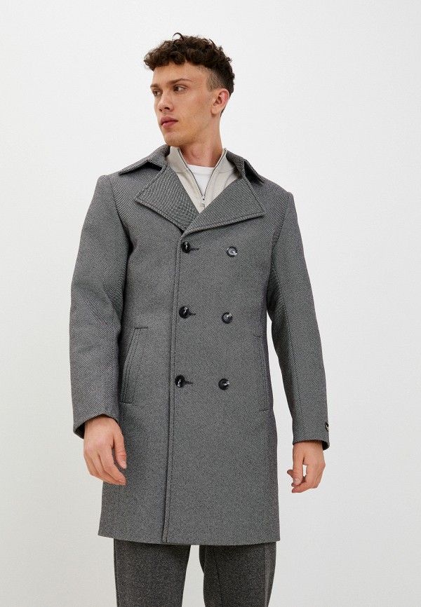 мужское пальто misteks design, серое