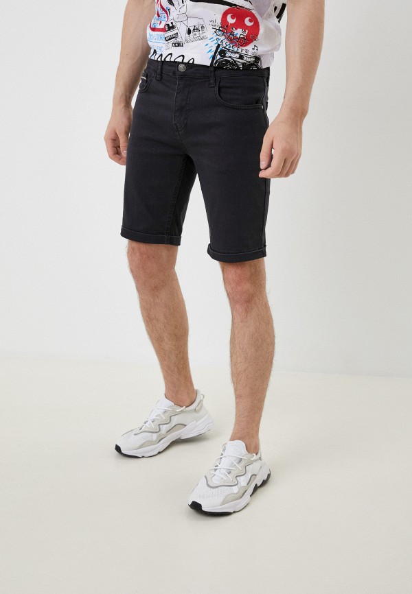 мужские джинсовые шорты colin’s, серые
