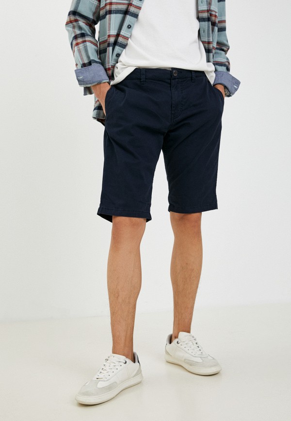 мужские повседневные шорты tom tailor, синие