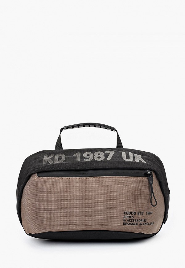 мужская поясные сумка keddo, коричневая