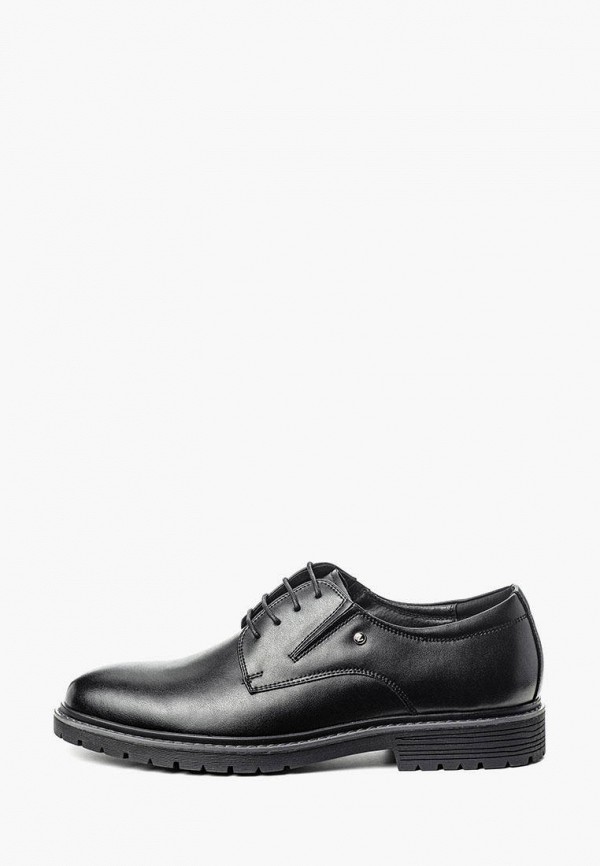 мужские туфли-дерби zenden, черные
