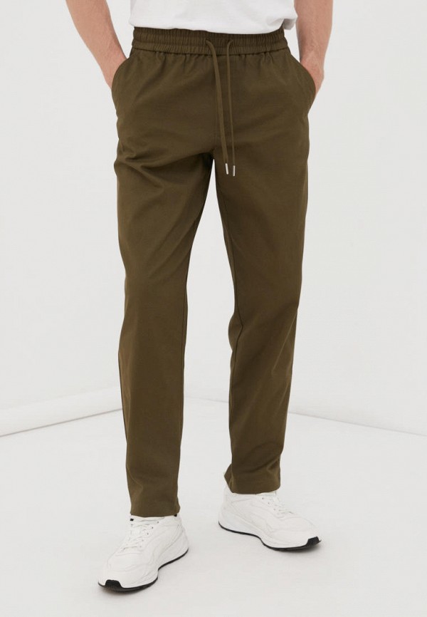 мужские повседневные брюки finn flare, зеленые