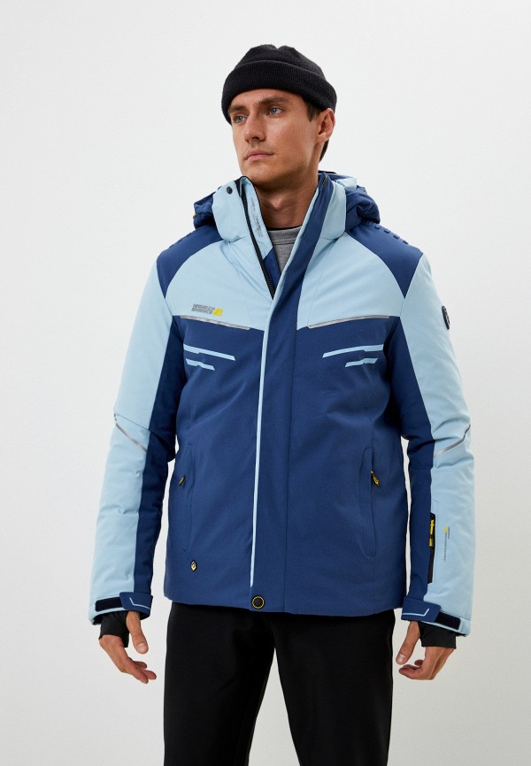 мужская горнолыжные куртка high experience, голубая