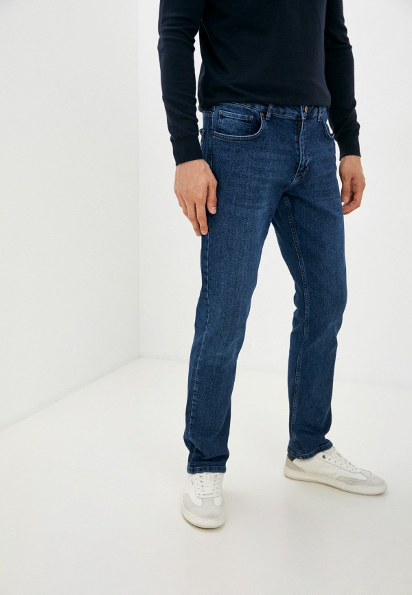 мужские прямые джинсы jst, синие