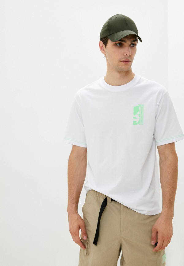 мужская футболка с коротким рукавом anta, белая