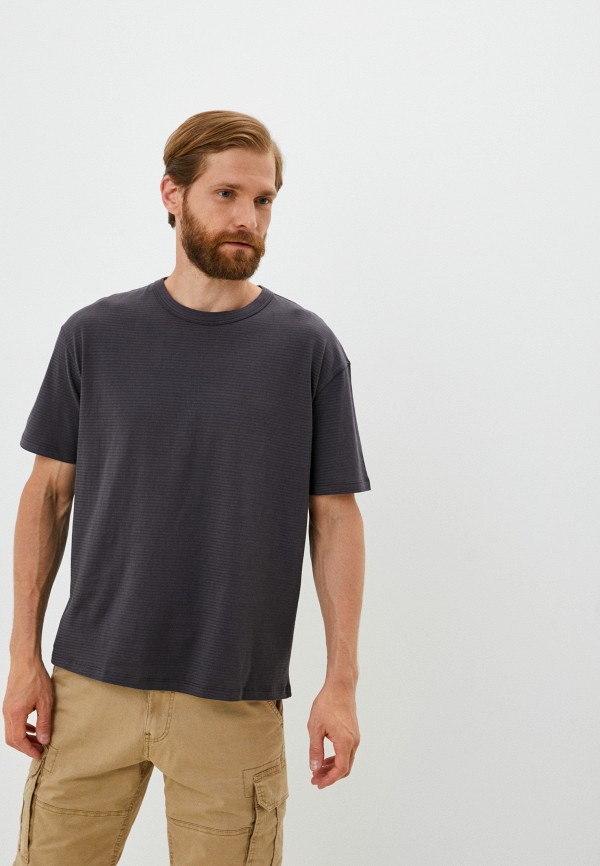 мужская футболка с коротким рукавом mark formelle, серая