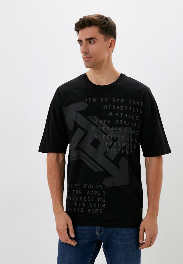 мужская футболка с коротким рукавом display, черная
