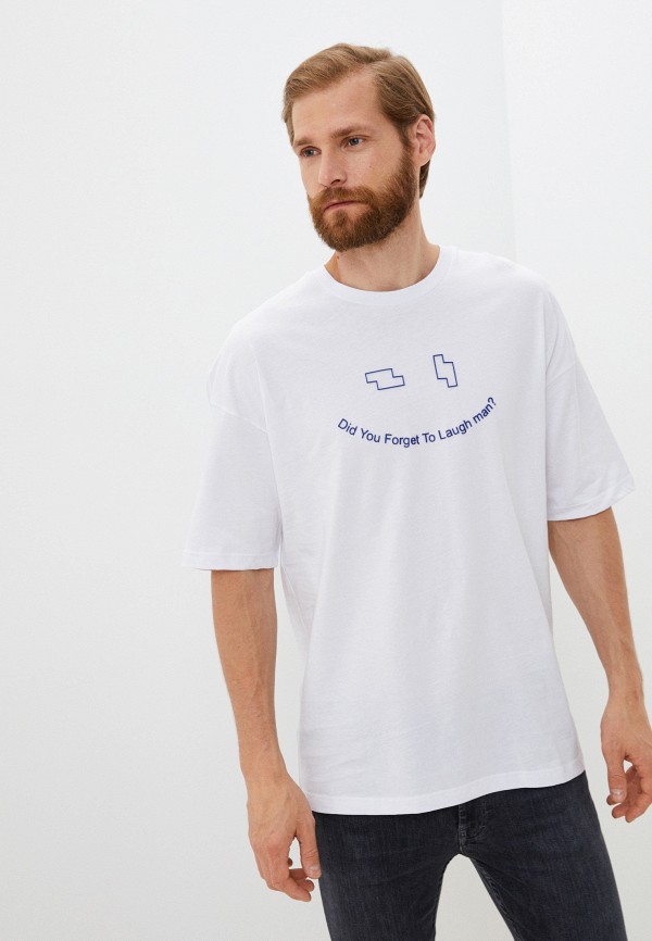 мужская футболка с коротким рукавом display, белая