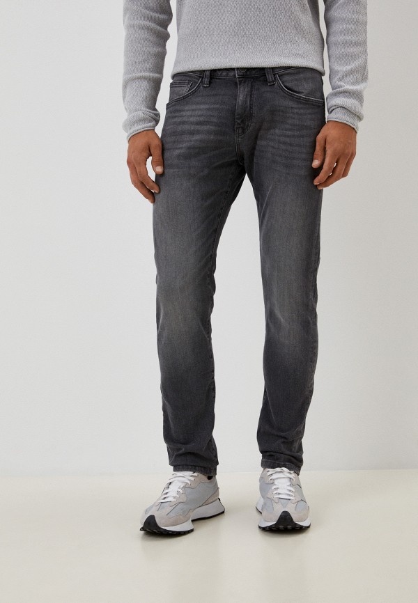 мужские зауженные джинсы tom tailor, серые